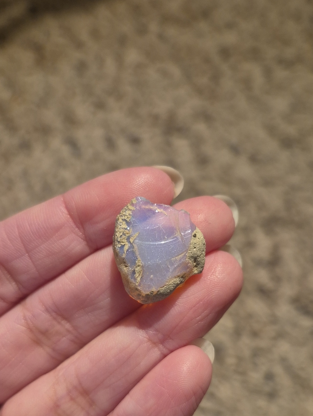Natural Purple Opal Gemstone Accent - Women Jewelry